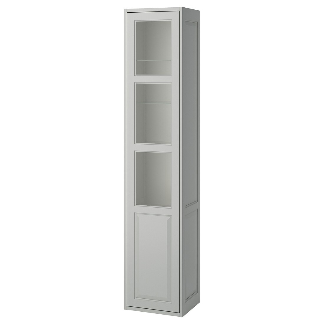 TÄNNFORSEN Высокий шкаф/дверца, светло-серый, 40x35x195 см