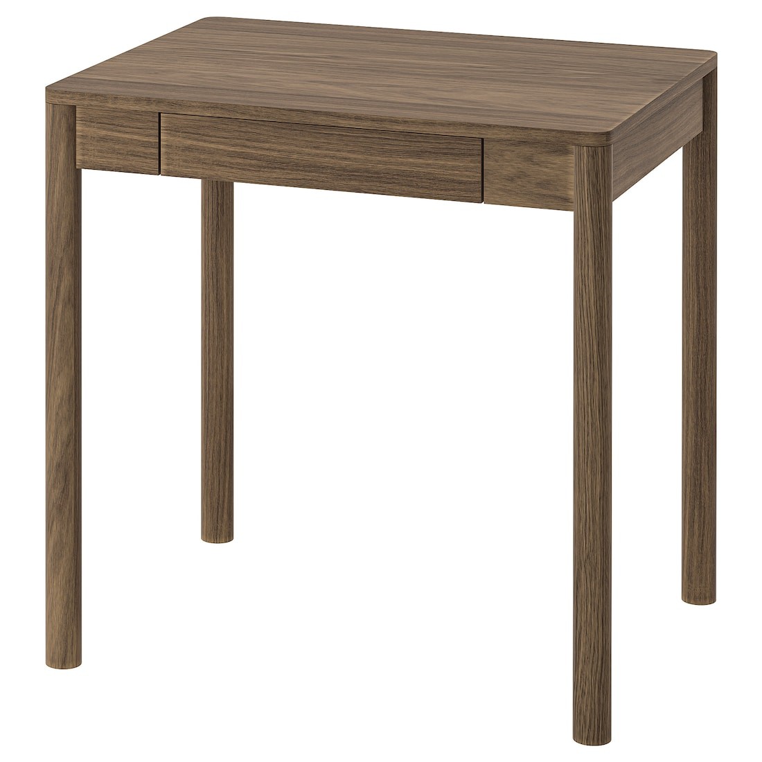 TONSTAD Письменный стол, коричневый дубовый шпон, 75x60 см