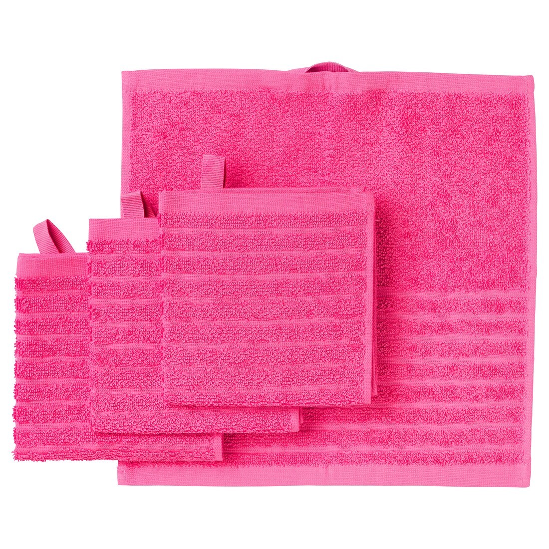 VÅGSJÖN Полотенце, розовый, 30x30 см