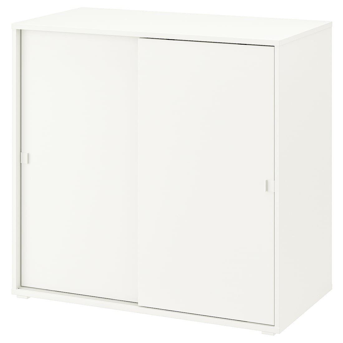 VIHALS Шкаф с раздвижными дверцами, белый, 95x47x90 cм