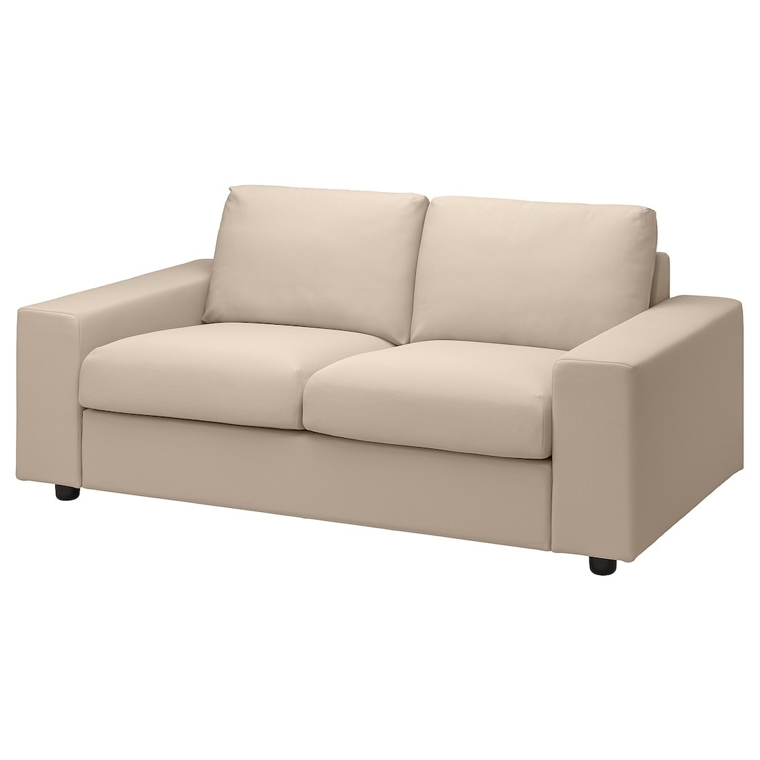VIMLE ВИМЛЕ 2-местный диван, с широкими подлокотниками / Hallarp бежевый