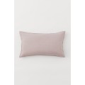 H&M Home Наволочка из стираного льна, Пудрово-розовый, 50x90 0184136051 | 0184136051