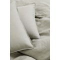 H&M Home Двуспальное льняное постельное белье, зеленый шалфей, 200x200 + 50x60 0188589060 0188589060