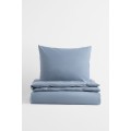 H&M Home Односпальное постельное белье из хлопка, Синий голубь, Разные размеры 0496278048 | 0496278048