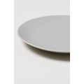 H&M Home Фарфоровая тарелка, Светло-коричневато-серый 0496786007 | 0496786007