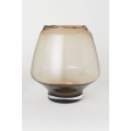 H&M Home Большая стеклянная ваза, темно-бежевый 0620525002 | 0620525002