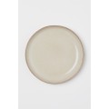 H&M Home Глубокая керамическая тарелка, Бежевый 0644360008 | 0644360008