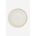 H&M Home Большая керамическая тарелка, Бежевый 0644385009 | 0644385009