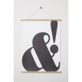 H&M Home Деревянная вешалка для плакатов, Светло-бежевый/Дуб 0668462001 | 0668462001