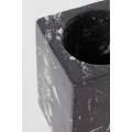 H&M Home Мраморная чашка для зубных щеток, Черный/Мраморность 0691433002 | 0691433002