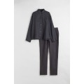 H&M Home Пижама из выстираного льна, Антрацитово-серый, Разные размеры 0747936002 | 0747936002