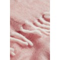 H&M Home Мягкий плед с примесью шерсти, Пудрово-розовый, 130x170 0801660002 | 0801660002