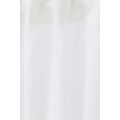 H&M Home Гардина из смесовой льняной ткани, 2 шт., Натуральный белый, 150x300 0838017002 0838017002