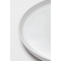 H&M Home Керамическая тарелка, Натуральный белый/глянцевый 0868220002 | 0868220002