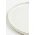 H&M Home Керамическая тарелка, Натуральный белый/глянцевый 0868220002 | 0868220002