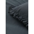 H&M Home Односпальное постельное белье с оборками, Антрацитово-серый, Разные размеры 0878847005 0878847005