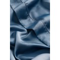 H&M Home Сатиновый халат, Пыльный синий, Разные размеры 0892090012 | 0892090012
