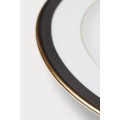 H&M Home Фарфоровая тарелка, белый черный 0912078001 | 0912078001