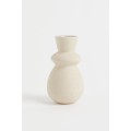 H&M Home Маленькая керамическая ваза, Светло-бежевый/Узор 0930305006 | 0930305006