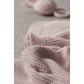 H&M Home Хлопковое одеяло с рисовым переплетением, Светло-розовый, 90x90 0946618004 0946618004