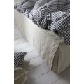 H&M Home Односпальное постельное белье в узоры, Темно-серый/белый, 150x200 + 50x60 0947643002 0947643002