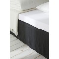 H&M Home Подзор для кровати примесью льна, Черный, Разные размеры 0962780003 0962780003