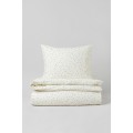 H&M Home Односпальное постельное белье в узоры, Натуральный белый/точки, Разные размеры 0968357001 | 0968357001