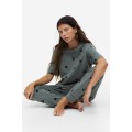 H&M Home Трикотажная пижама, Темно-зеленый/Сердце, Разные размеры 0970593013 | 0970593013