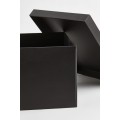 H&M Home Контейнер для хранения с крышкой, темно-серый 0986111001 | 0986111001