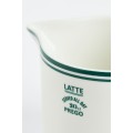 H&M Home Фарфоровый молочник, Белый/Зеленый 0989255004 | 0989255004