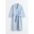 H&M Home Халат вафельного плетения, Светло-синий, Разные размеры 0991755019 | 0991755019