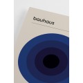 Postery Синий Плакат Баухаус - Синий/бежевый 1011012001 | 1011012001