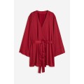 H&M Home Сатиновый халат, Темно-красный, Разные размеры 1037123007 | 1037123007
