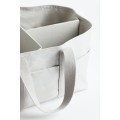H&M Home Сумка для пеленания из хлопкового полотна, светло-серый 1041277003 1041277003