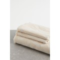 H&M Home Жаккардовое полотенце для гостей, 2 шт., Светло-бежевый/Узор, 30x50 1067895001 | 1067895001