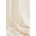 H&M Home Гардина из смесовой льняной ткани, 2 шт., светло-бежевый, 150x300 1067964002 | 1067964002