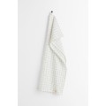 H&M Home Кухонное полотенце из смесовой льняной ткани, Белый/Клетка, 50x70 1068064001 | 1068064001