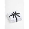 H&M Home Махровое полотенце для лица, 3 шт., Белый, 30x30 1074991001 | 1074991001