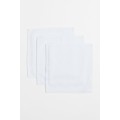 H&M Home Махровое полотенце для лица, 3 шт., Белый, 30x30 1074991001 | 1074991001