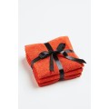 H&M Home Махровое полотенце для лица, 3 шт., Апельсин, 30x30 1074991009 | 1074991009