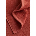H&M Home Махровое гостевое полотенце, ржаво-красный, 30x50 1076718026 | 1076718026