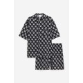 H&M Home Пижама с рубашкой и шортами обычного кроя, Черный/Дисней100, Разные размеры 1077325002 | 1077325002