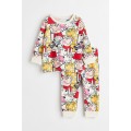 H&M Home Хлопковая пижама с принтом, Белый/Свинка Пеппа, Разные размеры 1085414006 | 1085414006