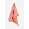 H&M Home Полотенце из текстурного хлопка, античный розовый, 50x70 1095358002 | 1095358002