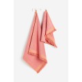 H&M Home Полотенце из текстурного хлопка, античный розовый, 50x70 1095358002 | 1095358002