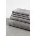 H&M Home Большое банное полотенце из хлопковой махры, Серый, 100x150 1097301003 | 1097301003