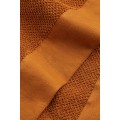 H&M Home Большое банное полотенце из хлопковой махры, Коньяк коричневый, 100x150 1097301007 | 1097301007
