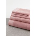 H&M Home Большое банное полотенце из хлопковой махры, светло-розовый, 100x150 1097301009 | 1097301009