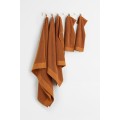 H&M Home Махровое гостевое полотенце, 2 шт., Коньяк коричневый, 30x50 1097511007 1097511007