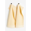 H&M Home Махровое гостевое полотенце, 2 шт., Светло-желтого, 30x50 1097511012 | 1097511012